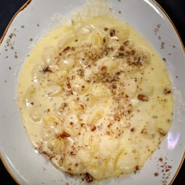 Gnocchi Gorgonzola.